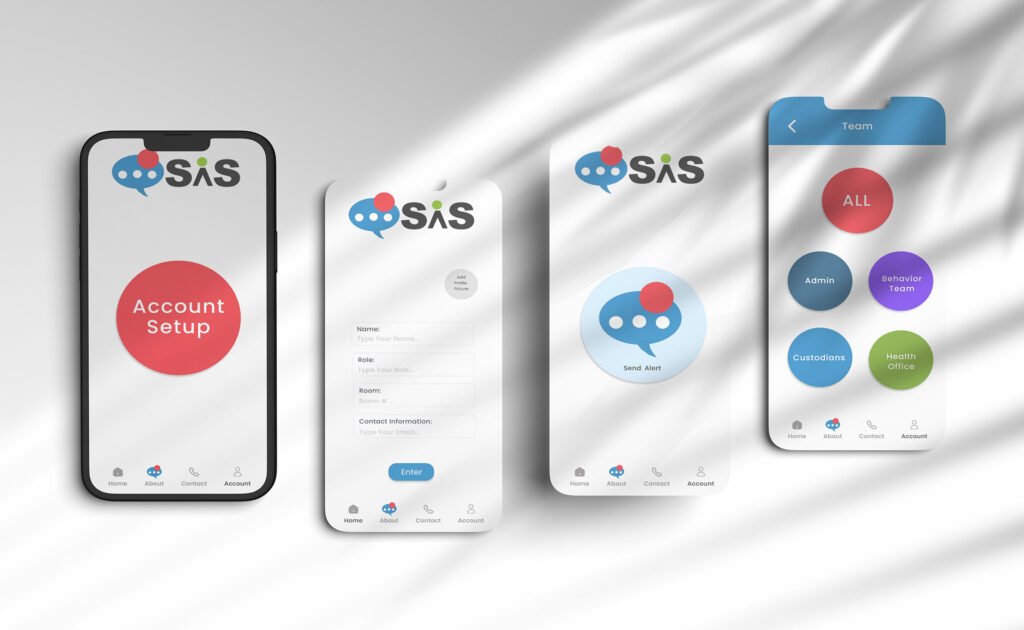 Staff-Alarm-System--App-development-mockup