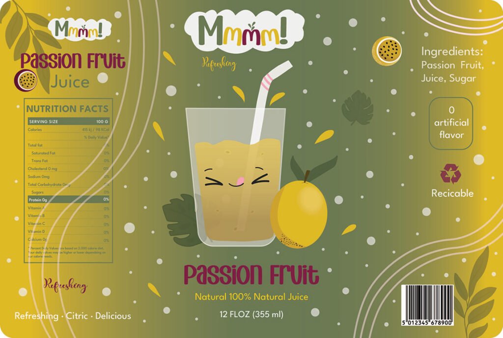 Passion-Fruit-Beverage-Label